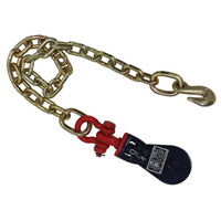 Snatch Blocks with Chain Tail