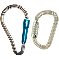 Carabiners, Safety Snap Hooks, & Hardware