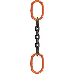 CM 1/2" x 12' Type CO 1-Leg Grade 100 Chain Sling (Oblong Ring Both Ends)