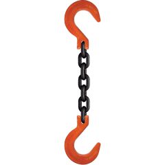 CM 1/2" x 13' Type SFF 1-Leg Grade 100 Chain Sling (Foundry Hook Both Ends)
