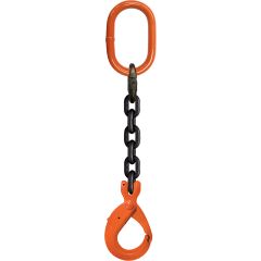CM 1/2" x 14' Type SOSL 1-Leg Grade 100 Chain Sling (Oblong Ring / Self-Locking Hook)