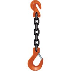 CM 1/2" x 11' Type SSG 1-Leg Grade 100 Chain Sling (Sling Hook / Grab Hook)