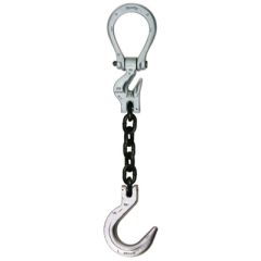 Crosby 1/2" x 10' Type ESOF Adjustable 1-Leg Grade100 Chain Sling (Adjustable Ring / Foundry Hook)