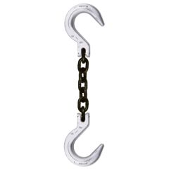 Crosby 1/2" x 10' Type SFF 1-Leg Grade 100 Chain Sling (Foundry Hook Both Ends)
