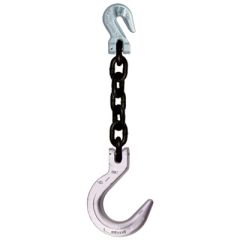 Crosby 1/2" x 10' Type SFG 1-Leg Grade 100 Chain Sling (Foundry Hook / Grab Hook)