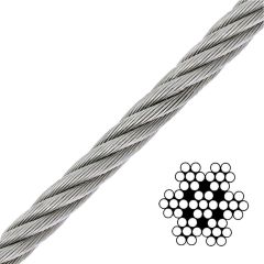 1/4" x 250' 7x7 Galvanized Aircraft Cable