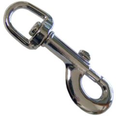 #225 Malleable Swivel Snap with 3/4" Eye - Nickel Plated
