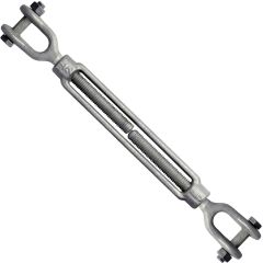 Forged Jaw & Jaw Turnbuckle 5/8" x 6" - Hot Dip Galvanized