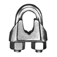3/16" Malleable Wire Rope Clip - Zinc Plated