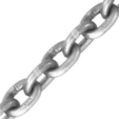 Grade 43 High Test Chain Electro Galvanized 3/8" Made in USA