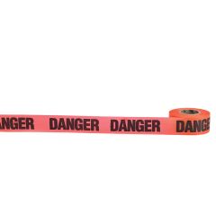 Glo Orange 'Danger' Flagging Tape - 1-1/2" x 150'