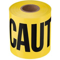 Yellow 'Caution' Tape - 3" x 300' (2mil Thick)