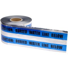 Blue 'Water Line' Underground Detectable Tape - 6" x 1000'