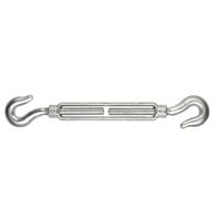 Chicago Forged Hook & Hook Turnbuckle 1" x 6" - Hot Dip Galvanized