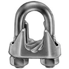 Chicago 1-1/8" Malleable Wire Rope Clip - Zinc Plated