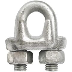 Chicago 5/16" Drop Forged Wire Rope Clip - Hot Dip Galvanized