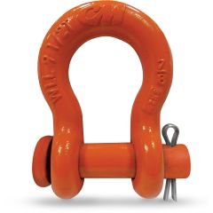 CM 1/2" Super Strong Round Pin Anchor Shackle (WLL 3 ton) (Orange Powder Coated)