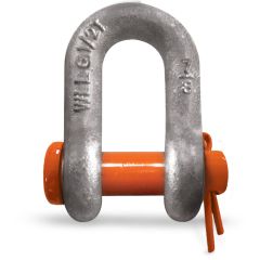 CM 5/8" Super Strong Round Pin Chain Shackle (WLL 4.5 ton) (Hot Dip Galvanized)