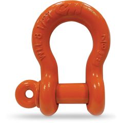 CM 1" Super Strong Screw Pin Anchor Shackle (WLL 10 ton) (Orange Powder Coated)