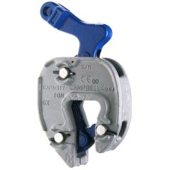 Campbell GX Plate Clamp w/ Chain Connector 1/2 Ton (1/16" - 5/16" Grip Range)