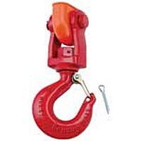 Crosby 2-1/2 T S-3319 Alloy Swivel Utility Hook for Rope