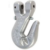 Crosby 5/8" L-1338 Grade 100 Alloy Clevis Cradle Grab Hook with Latch