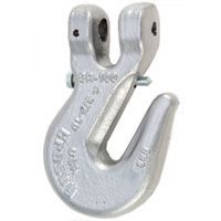 Crosby 5/16" L-1358 Grade 100 Alloy Clevis Grab Hook with Latch