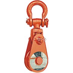 Crosby McKissick 12 Ton #417 Alloy Snatch Block (10" Sheave, 3/4"-7/8" Wire Rope)