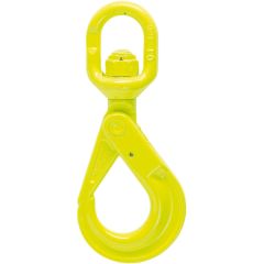 GrabiQ 1/2" BKL-13-10 Grade 100 Swivel Self-Locking Safety Hook (15,000 lbs WLL)