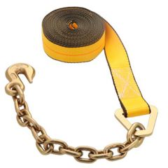 Kinedyne 2" x 30' Winch Strap with Chain Anchor (3335 lb WLL)