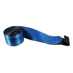 Kinedyne 4" x 30' Winch Strap with Flat Hook - Blue (5400 lb WLL)