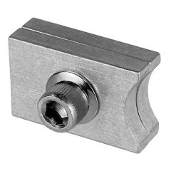 Light Source M-140 Track End Stop - Silver