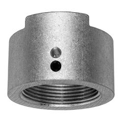 Light Source Mega-Coupler Pipe Adapter For 1/2" Pipe - Silver
