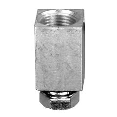 Light Source Pipe to Bolt Adapter 1/2" - Silver