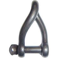Wichard 316 Stainless Self-Locking Twisted Shackle 5/16" - Black