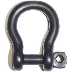 Wichard 316 Stainless Captive Pin Bow Shackle 5/32" - Black
