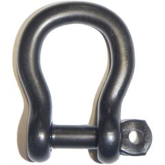 Wichard 316 Stainless Captive Pin Bow Shackle 3/16" - Black