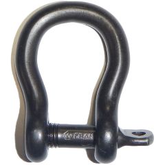 Wichard 316 Stainless Captive Pin Bow Shackle 1/4" - Black