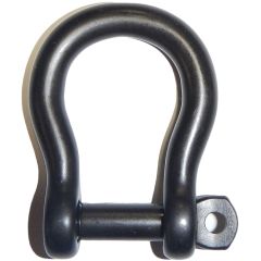 Wichard 316 Stainless Captive Pin Bow Shackle 5/16" - Black