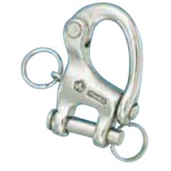 Wichard 2.00" HR Stainless Pin Release Snap Shackle with Fixed Jaw (WLL 2110 lbs)