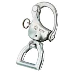 Wichard 3.93" HR Stainless Pin Release Snap Shackle with Webbing Swivel (WLL 2822 lbs)