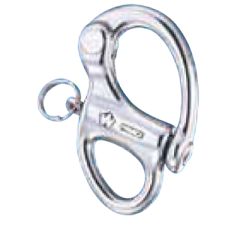 Wichard 1.38" HR Stainless Pin Release Snap Shackle with Fixed Eye (WLL 352 lbs)