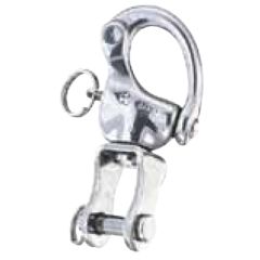Wichard 3.50" HR Stainless Pin Release Snap Shackle with Swivel Jaw (WLL 2822 lbs)