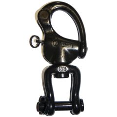 Wichard HR Stainless Swivel Clevis Snap Shackle 4-3/4" - Black