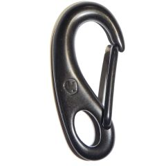 Wichard 316L Stainless Safety Snap Hook 3" - Black