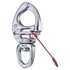 Wichard 5.91" HR Stainless Quick Release Snap Shackle with Swivel Eye (WLL 11,464 lbs)