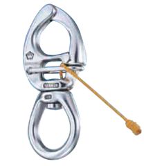 Wichard 4.72" HR Stainless Quick Release Snap Shackle with Large Swivel Bail (WLL 5291 lbs)