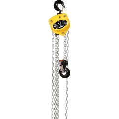 AMH CB005-15-13ZV Badger Manual Hand Chain Hoist 1/2 Ton 15' Lift with Overload Protection