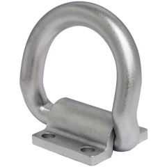 1/2" Type 316 Stainless Bolt-On Bent Lashing "D" Ring (WLL 3000 lbs)