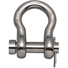 3/8" Type 316 Stainless Round Pin Anchor Shackle (WLL 1500 lbs)